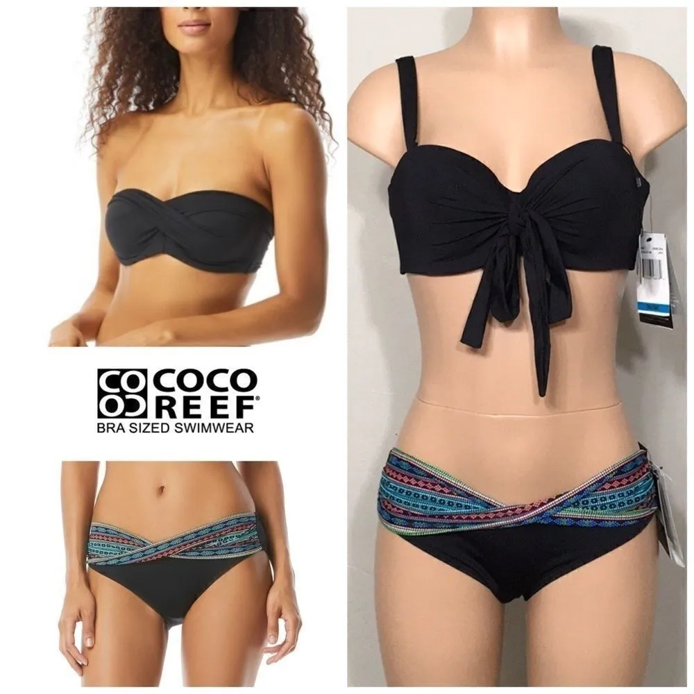 Coco Reef bikini set with 5-way top. L/36-38C. NWT - Image 6