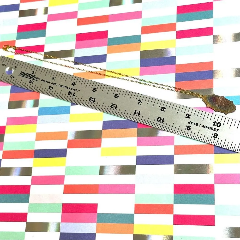 Vintage Cloisonné Enamel Ladybug Pendant Necklace - Image 8