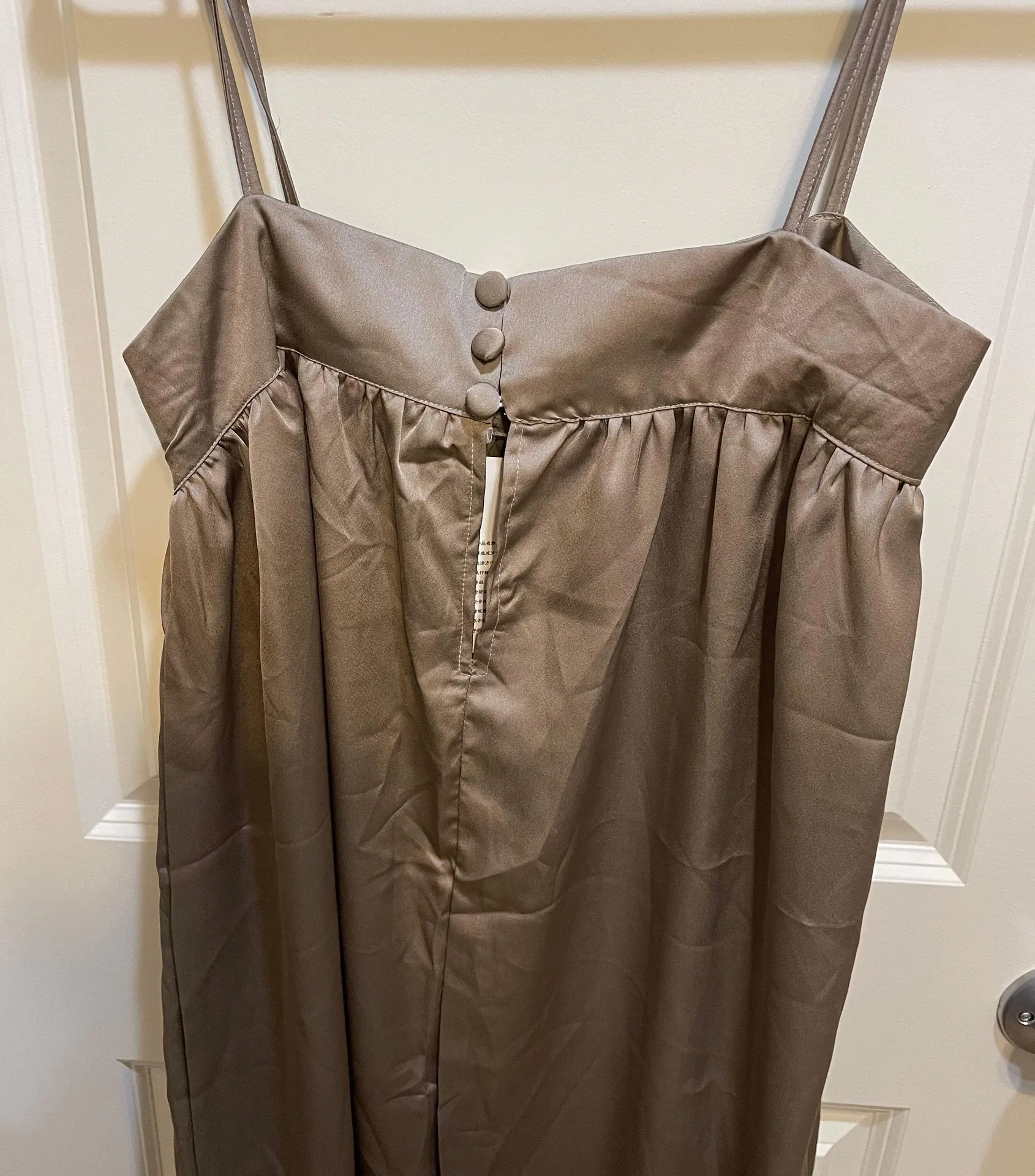 Silk Gray Dress Size XS - Image 4