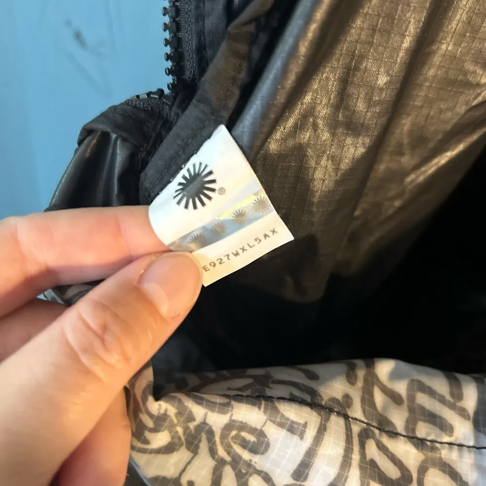 Ugg Small Black/White Logo Print Fabric Backpack - Image 8