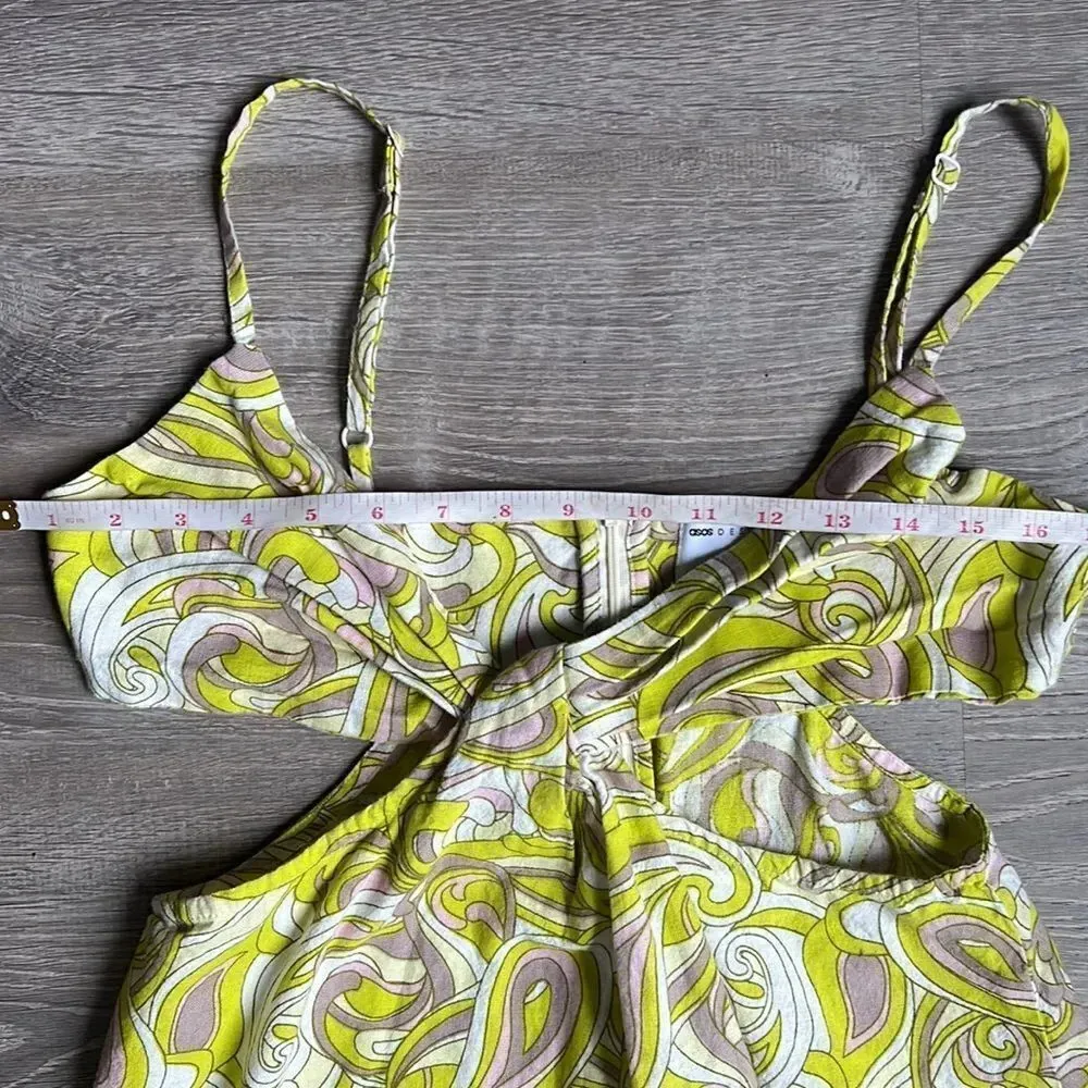 ASOS '60s Swirl Cutout Mini Sundress - Image 7