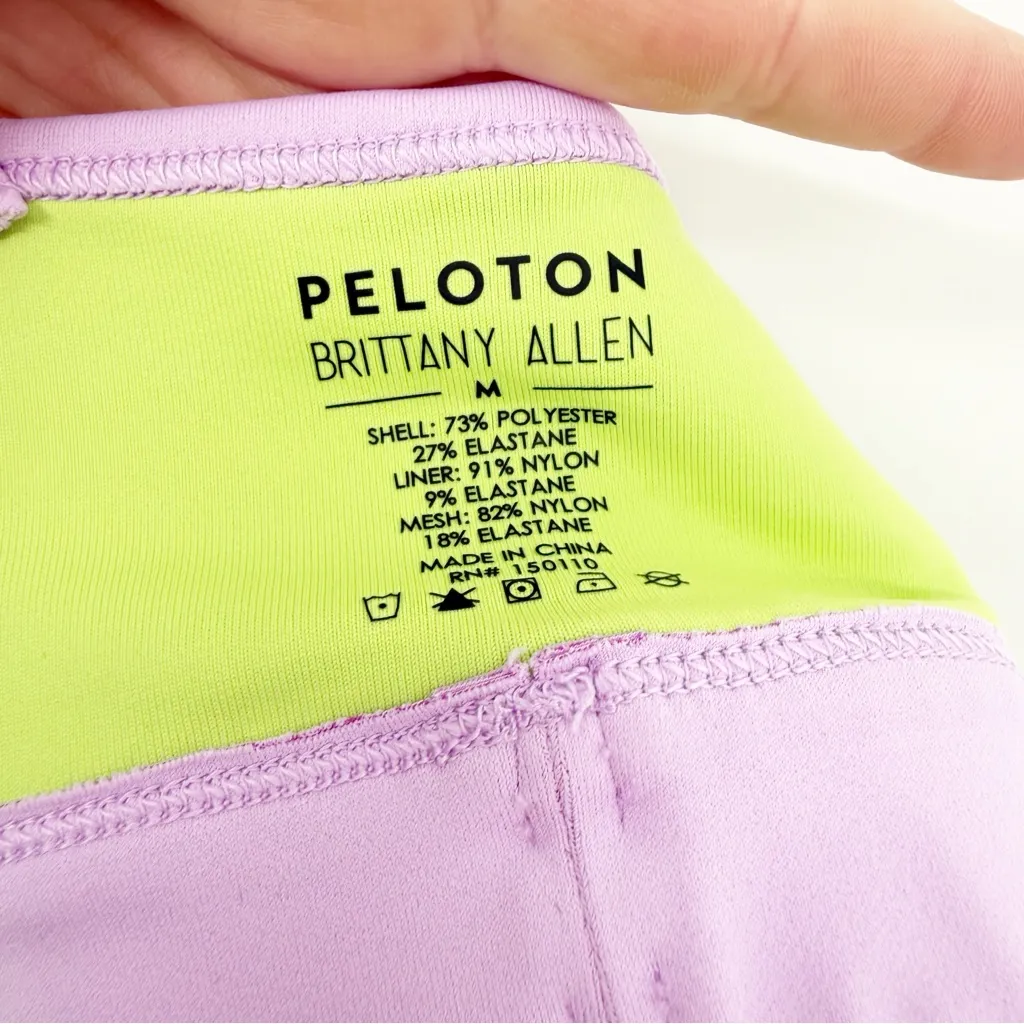 Peloton x Brittany Allen Colorblock Sports Bra M - Image 7