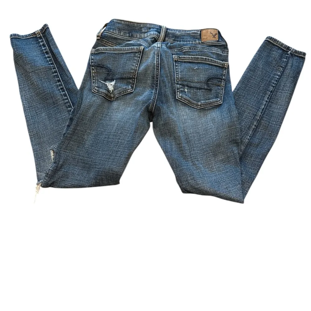 American Eagles Distressed Blue Jeans - Image 5