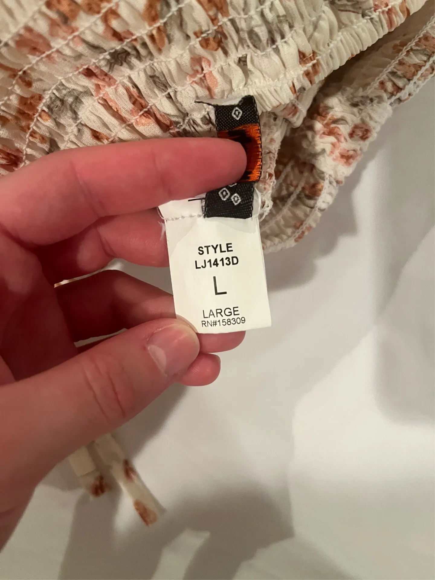 Ruched floral bodycon dress Multiple Size L - Image 6