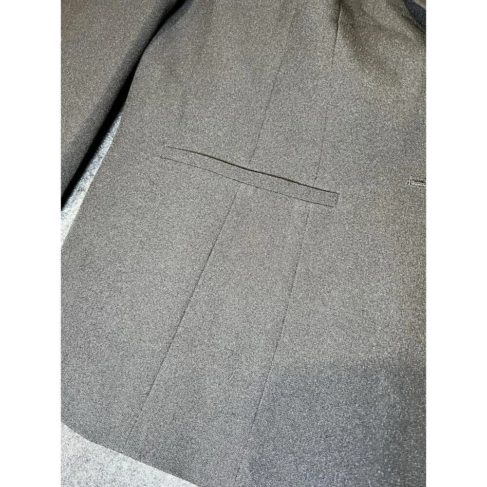 Kasper Blazer Womens 12 Black Suit Jacket 1 Button‎ Work Formal Office Career - Image 4