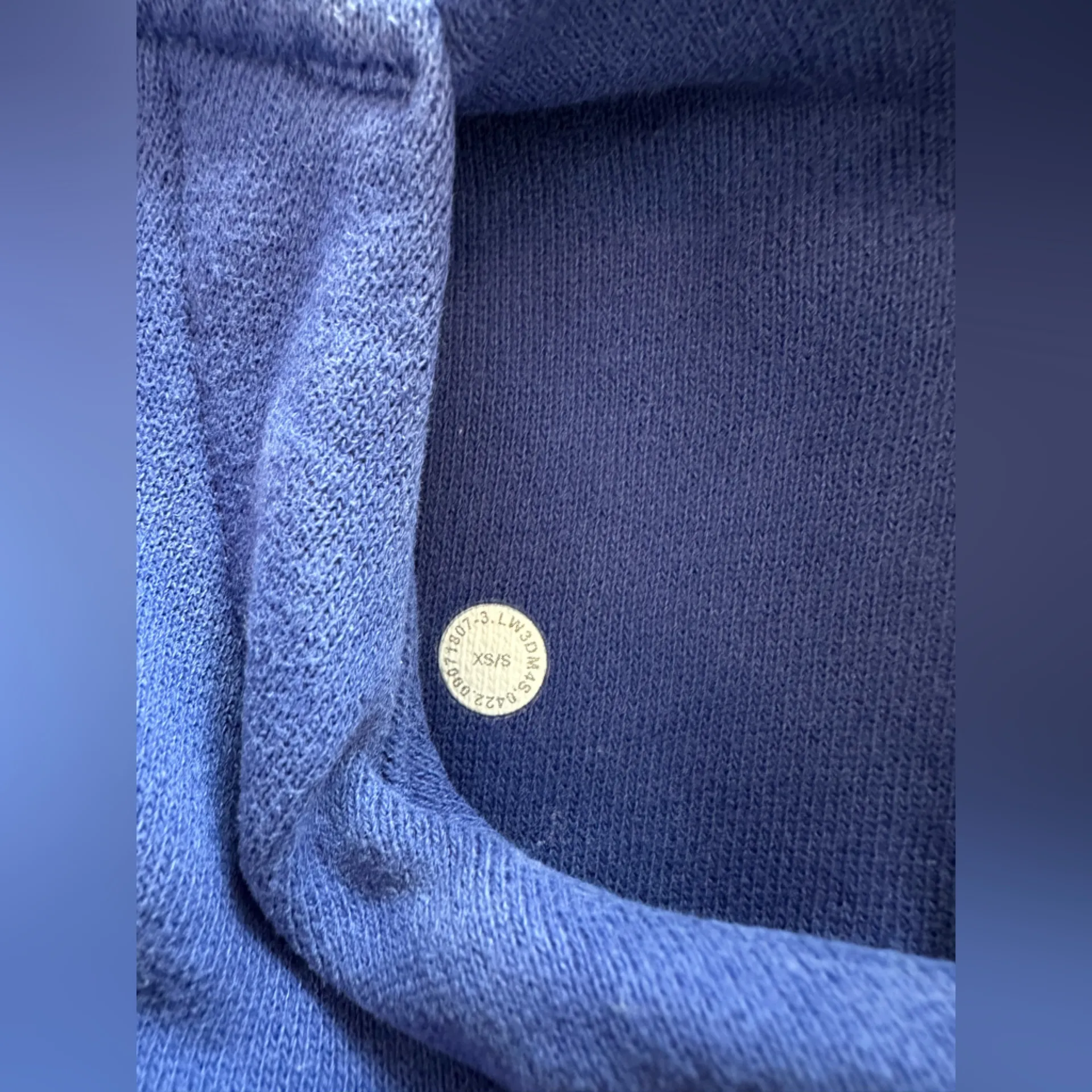 Lululemon Scuba Oversized Half-Zip Hoodie Wild Indigo XS/S - Image 9