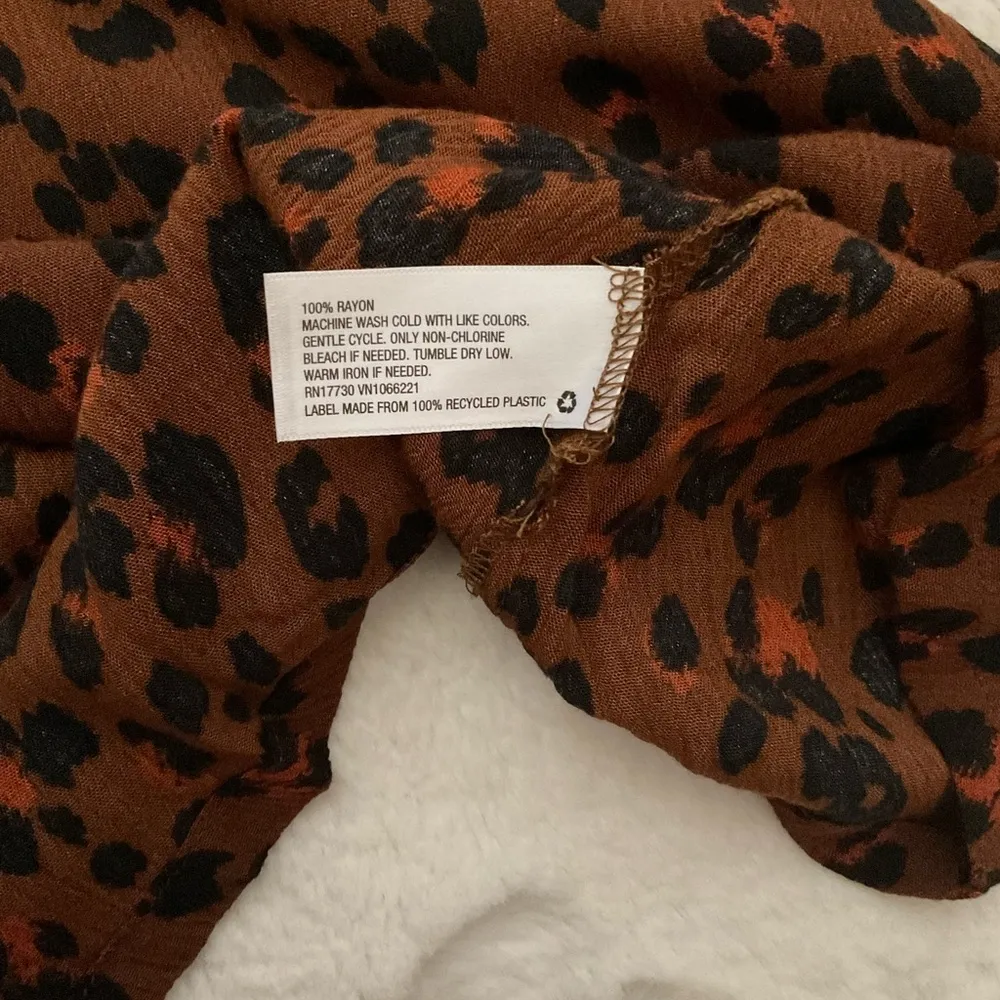 Mossimo Supply Co. Tops Mossimo Leopard Print Cold Shoulder Blouse Brown
SzS Brown - Image 6