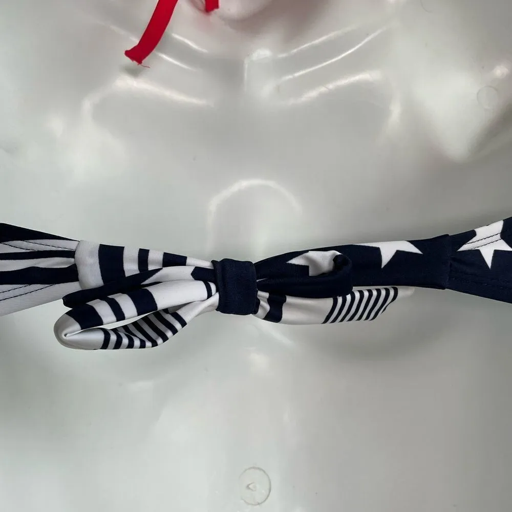 Old Navy Stars Stripes Bikini Set Junior Medium Red White Blue Summer Re… - Image 14