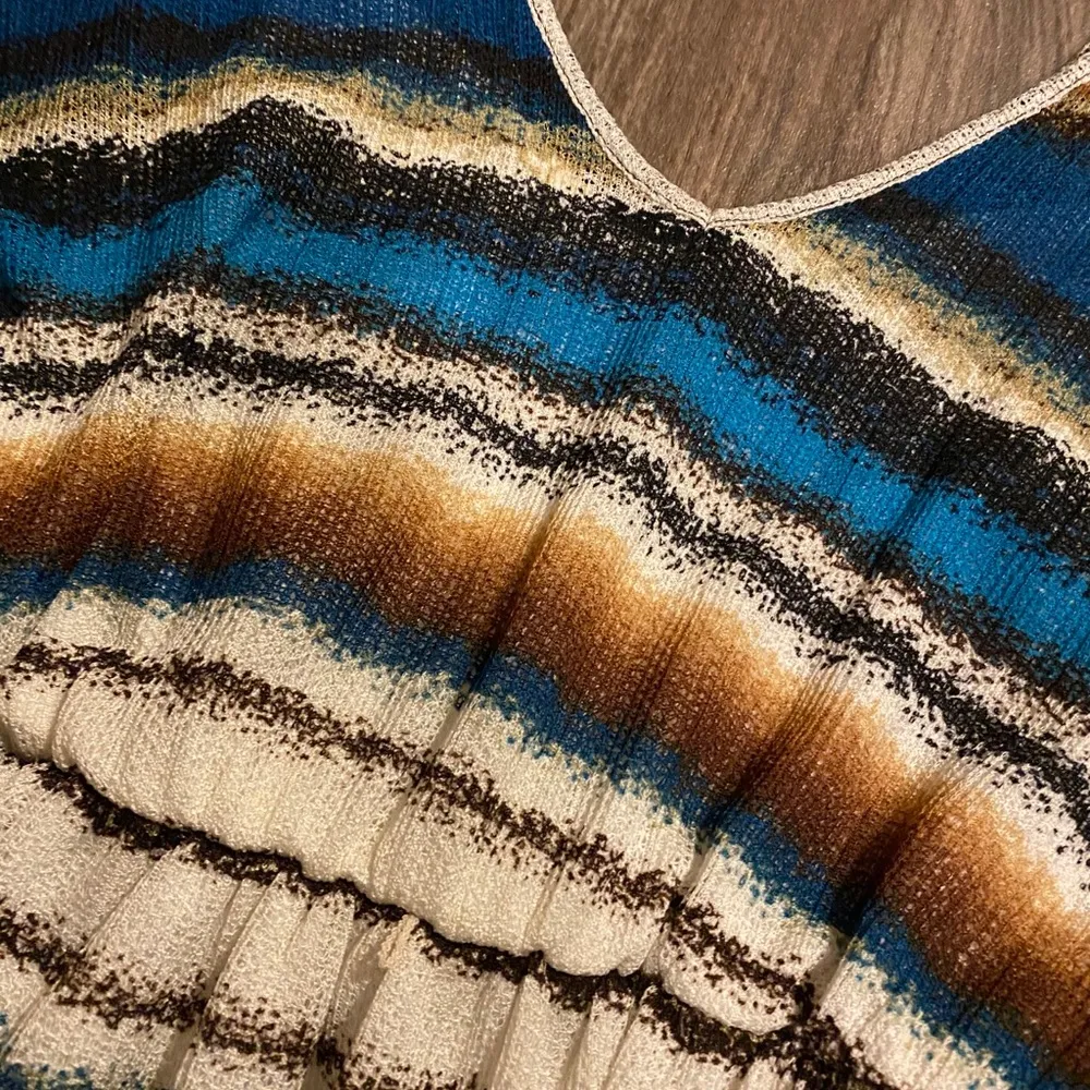 Earthy Striped Midi Dress by IZ Byer - Image 4