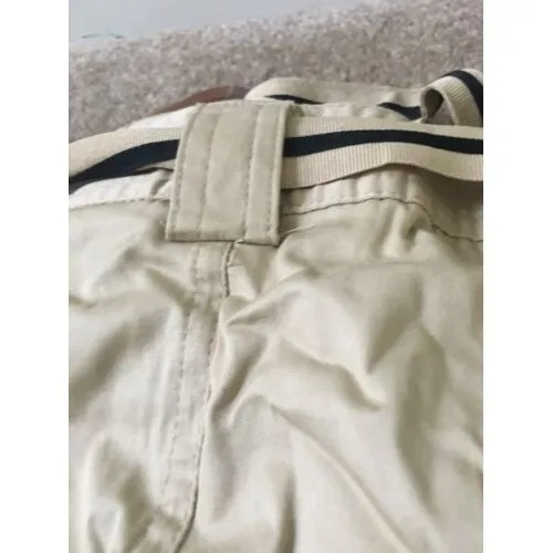 White Stag Women's Casual Skort Skirt with Attached Shorts Belted Size 14 Khaki - Image 8