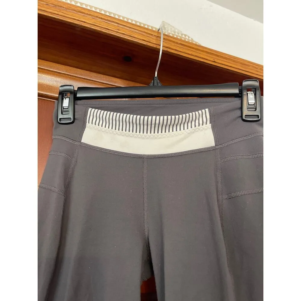 Lululemon ruffle leg full length leggings size 4 - Image 2