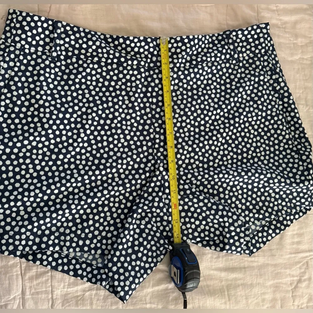 SPANX 6” Navy Dot SUNSHINE Pull On Shorts Women’s 50213R Flat Front Sz 2X - Image 6