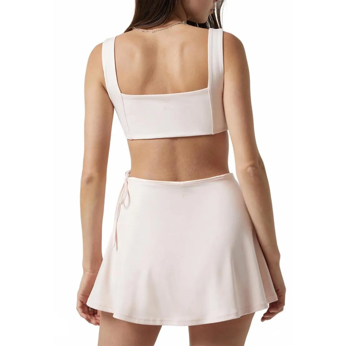 PacSun PAC 1980 PAC WHISPER Active Leila Wrap Mini Skort Pink NWT Medium - Image 8