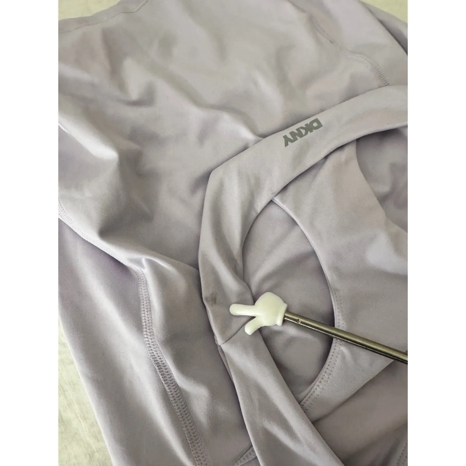 DKNY Sport Tank Top Racerback Wick‎ Stretch Athletic Lavender Purple L - Image 6