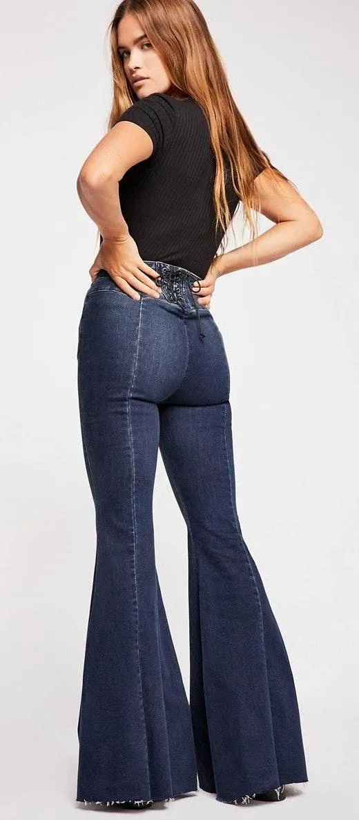 Free People Flare Jeans - Image 3