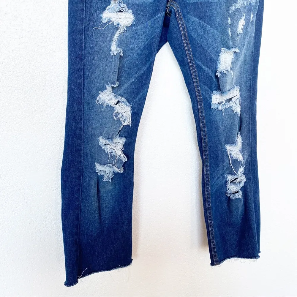 JET John Eshaya Distressed Cropped Denim Size 0 - Image 4