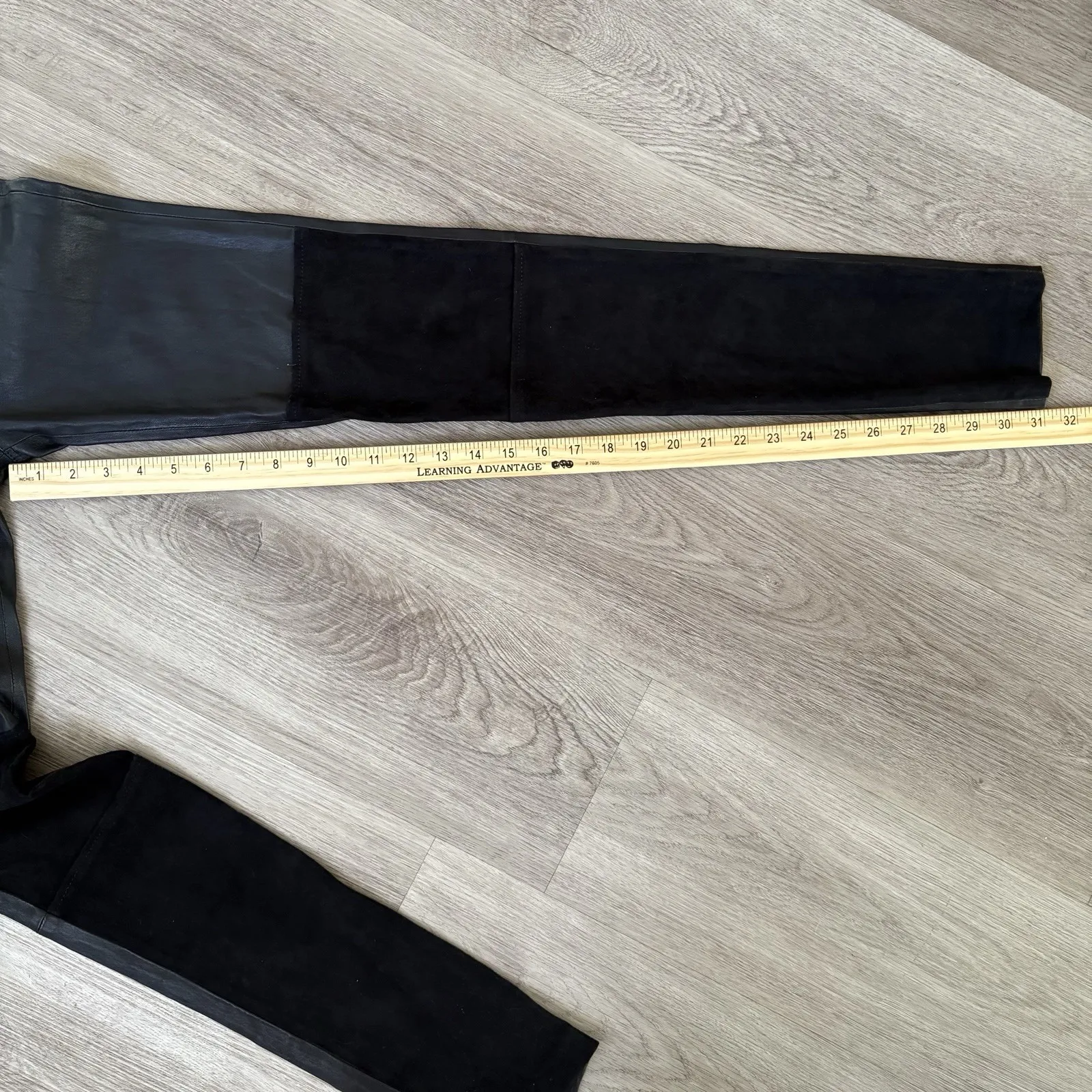 Zadig & Voltaire Women's Pharly Deluxe Lamb Leather Skinny Pant Emo Grunge 26x31 - Image 8