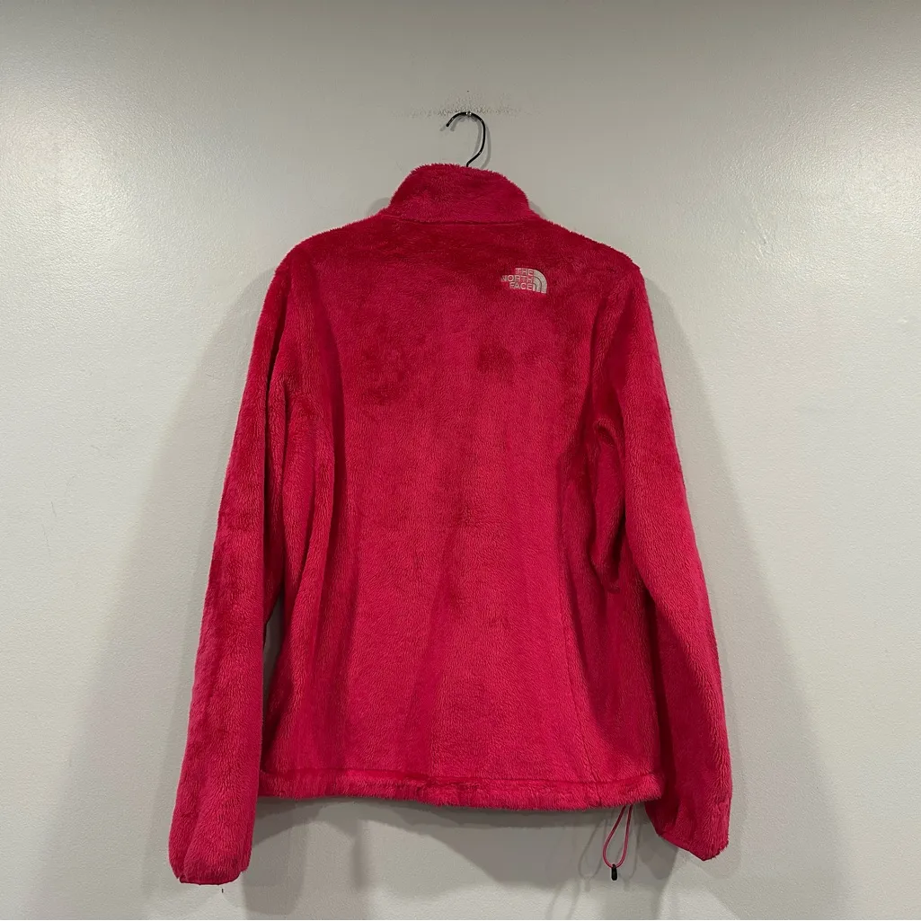 The North Face Fuchsia Pink Fleece Jacket Women's Medium M - Image 3