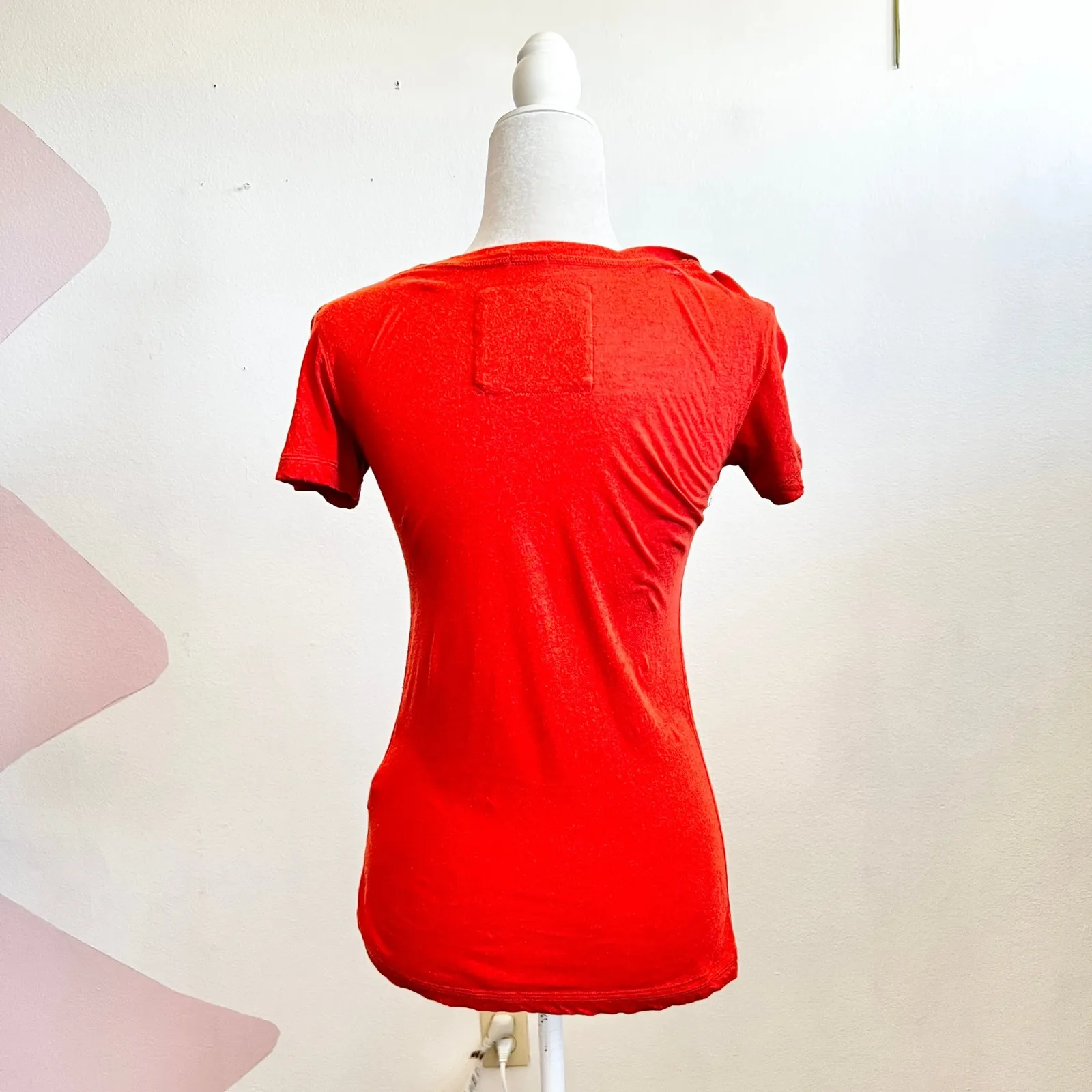 Y2K Abercrombie & Fitch Logo Top Vintage Preppy Casual 2000s Coastal XS - Image 2