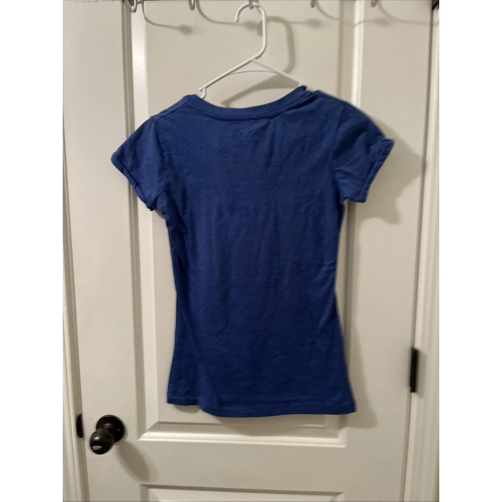 Kansas University KU Jayhawaks Womens Juniors Short Sleeve T - Image 7