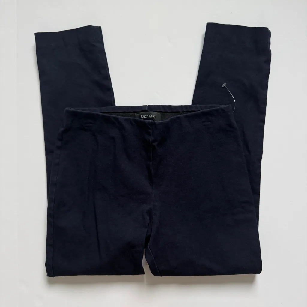 Karen Kane Navy Wonder Knit Straight Pants Size Small NWOT - Image 2