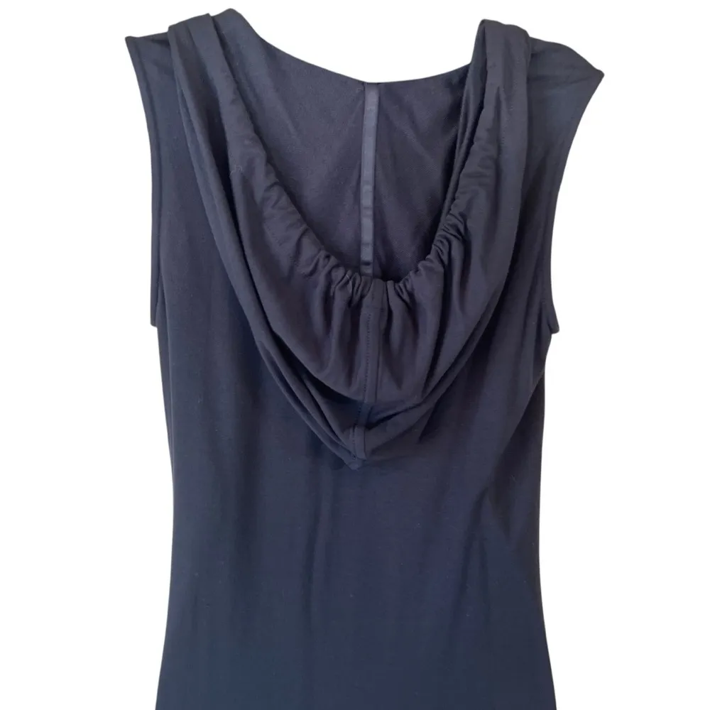 Haute Hippie Tribe Knit Maxi Dress with Hood in Black - Image 13