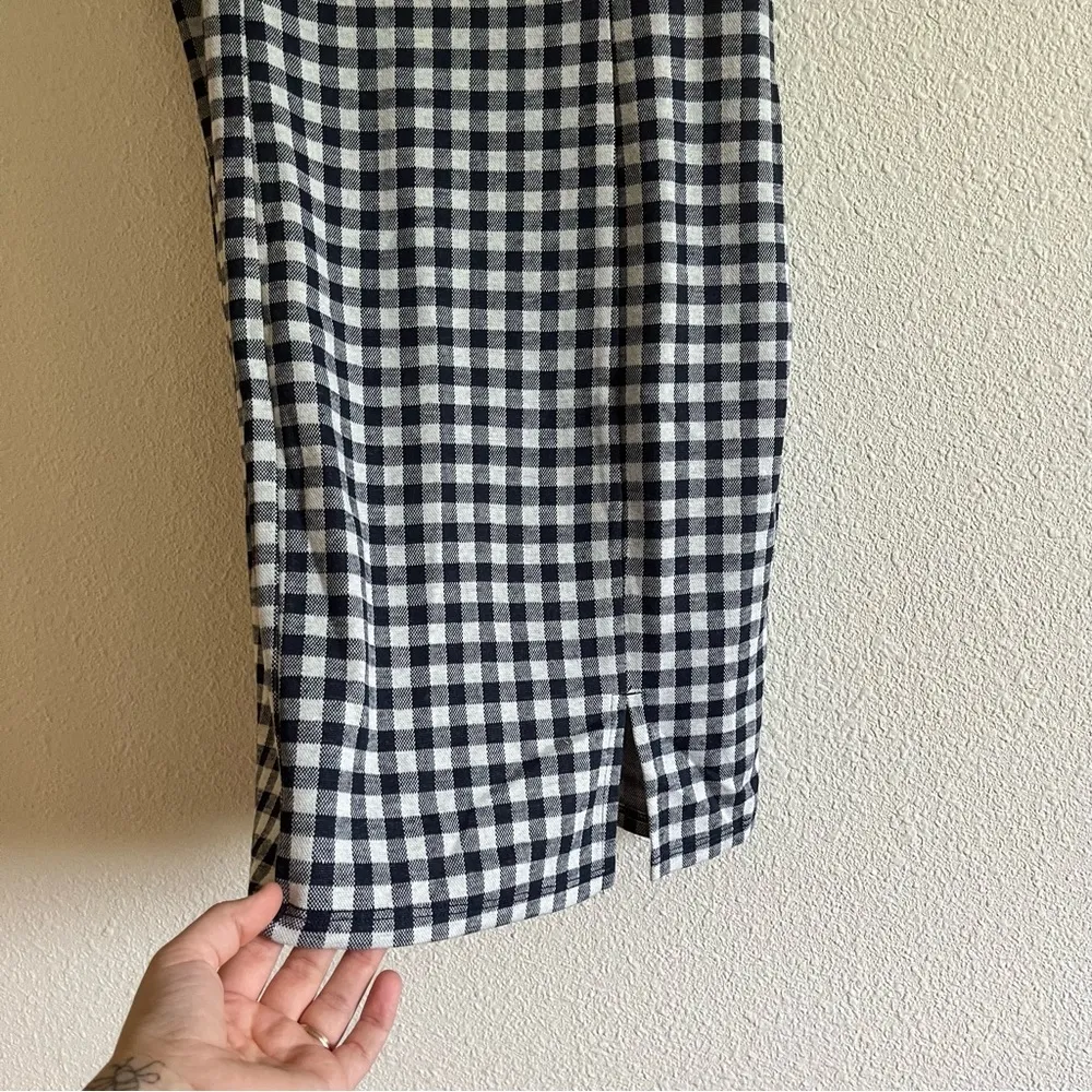 NWOT The General Good Navy & Gray Checkered Size Medium Blue - Image 5