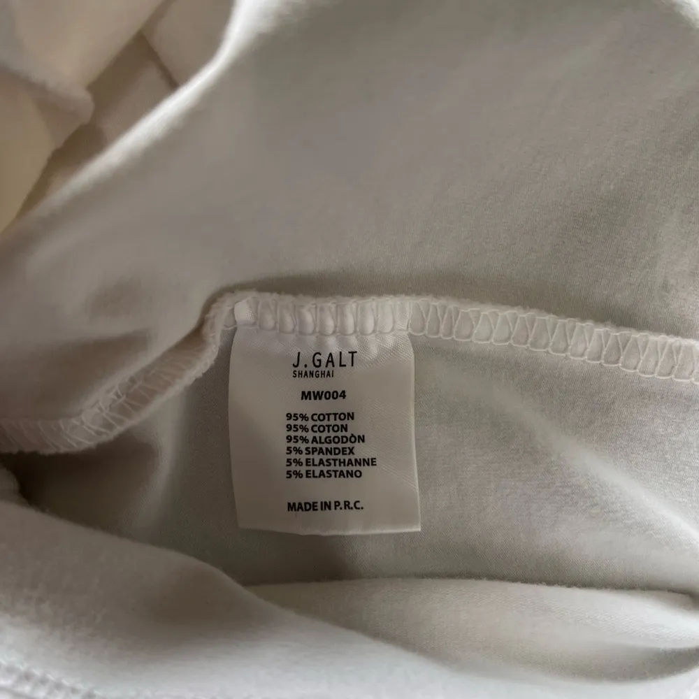 BRANDY MELVILLE JOHN GALT White Halter Tank Top Embroidery Dragon One Size EUC - Image 5