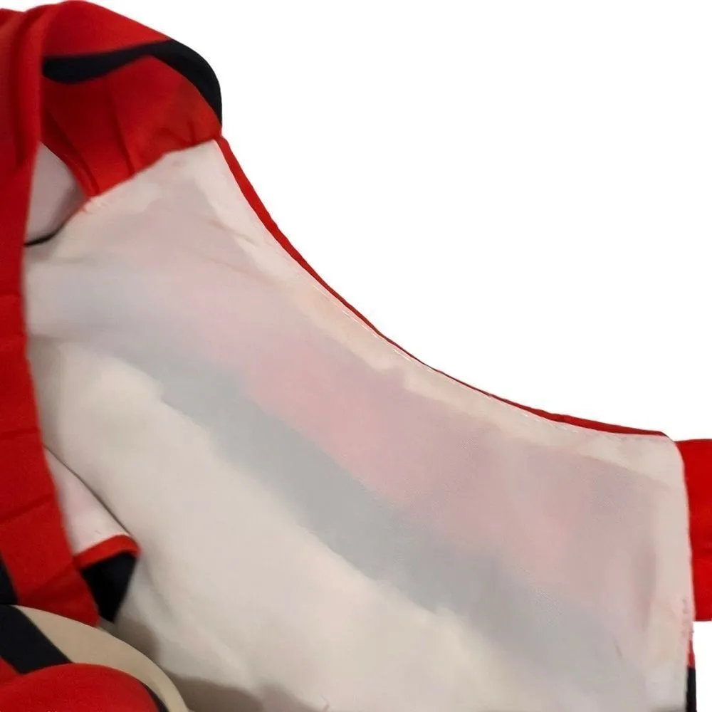 Eliza J Scarf Print Crepe de Chine Fit & Flare Sleeveless Maxi Dress - Image 6