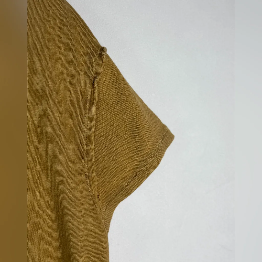 Free People Women’s Deconstructed Cutout Tee Raw Edge Boho Top Sz XS - Image 10