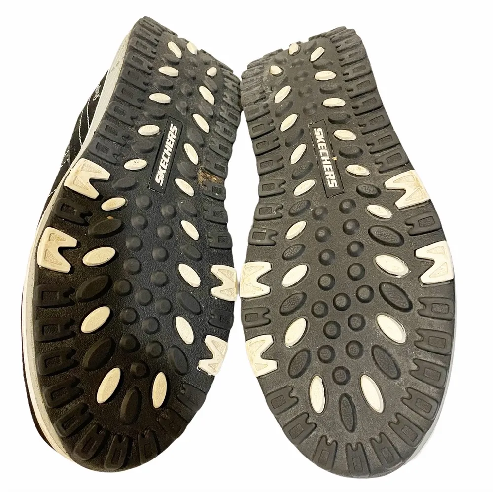 Skechers Size 9 Fitness Shapeups Y2K Black White Womens Sneakers - Image 8
