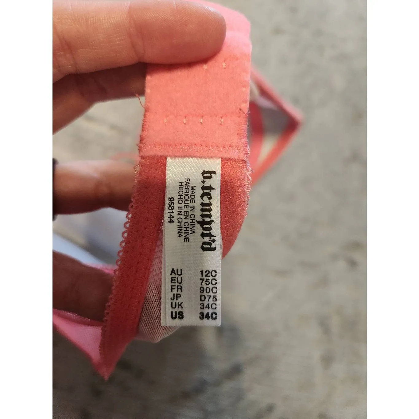 b.tempt'd by Wacoal size 34C Pink Ciao Bella Balconette Bra - Image 3