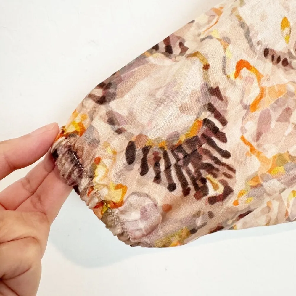 Tolani Sahara‎ Open Front Kimono Cardigan Boho Peasant Prairie Cottage Western - Image 4