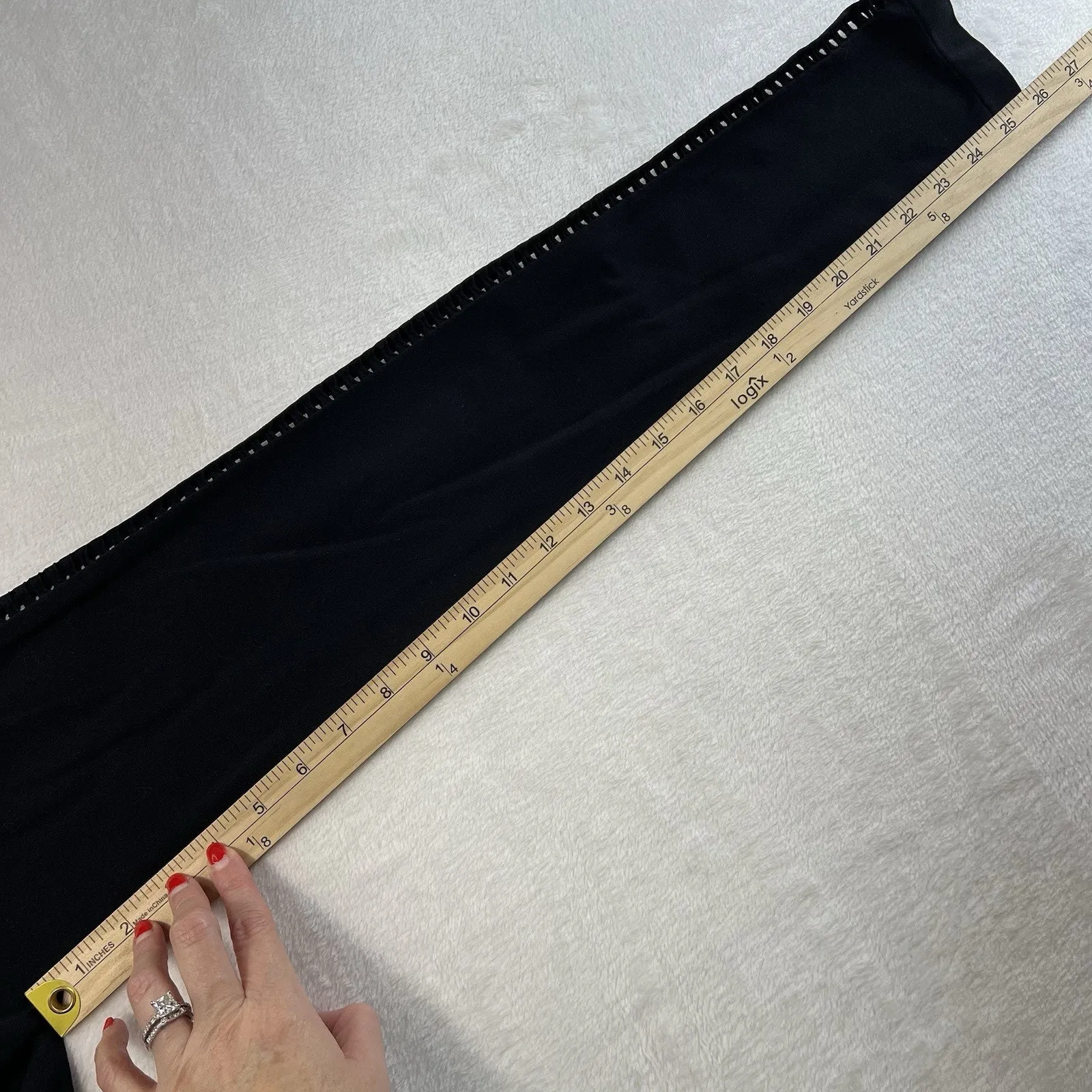 Y2K Miley Cyrus Max Azria Jrs L Skinny Leggings Cutout Detail Black Twee Punk Size undefined - Image 9