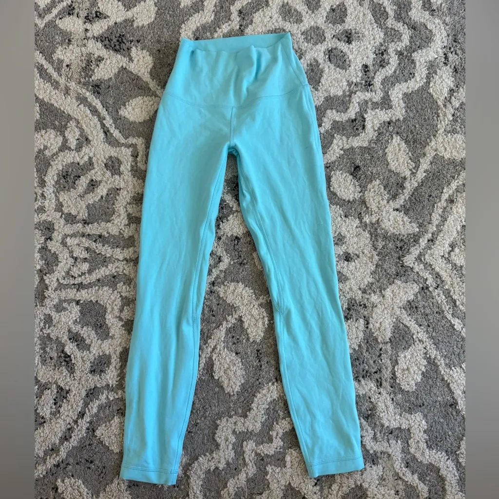 Lululemon  Cyan Double lined Align leggings⭐️ - Image 2