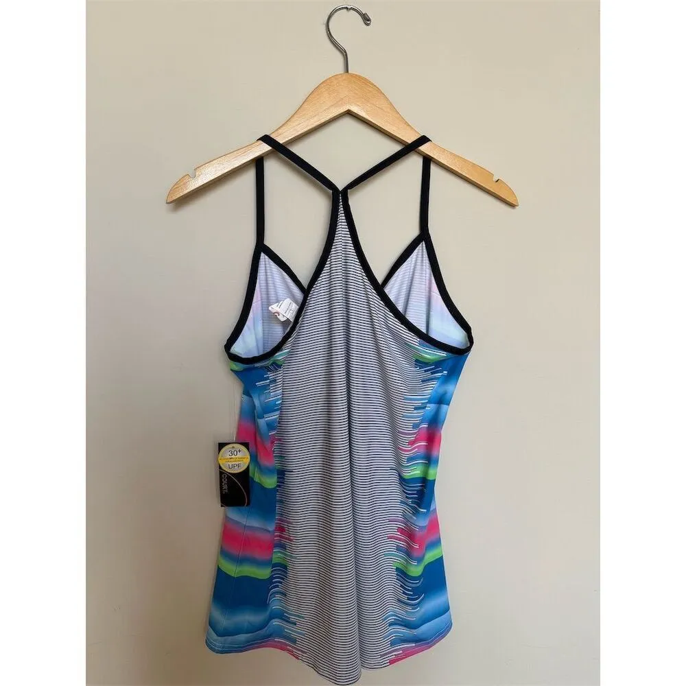 NWT Cross Court Women's Electra Cami Tank White Size L Tennis Size L - Image 5