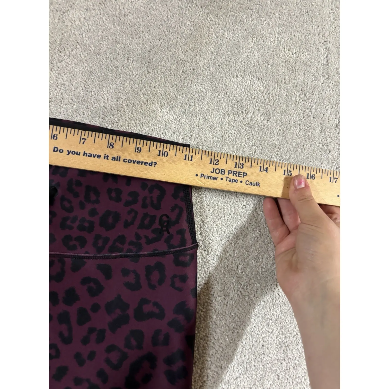 Good‎ American Animal/Cheetah Print Leggings Purple Ombré Size 0 - Image 8