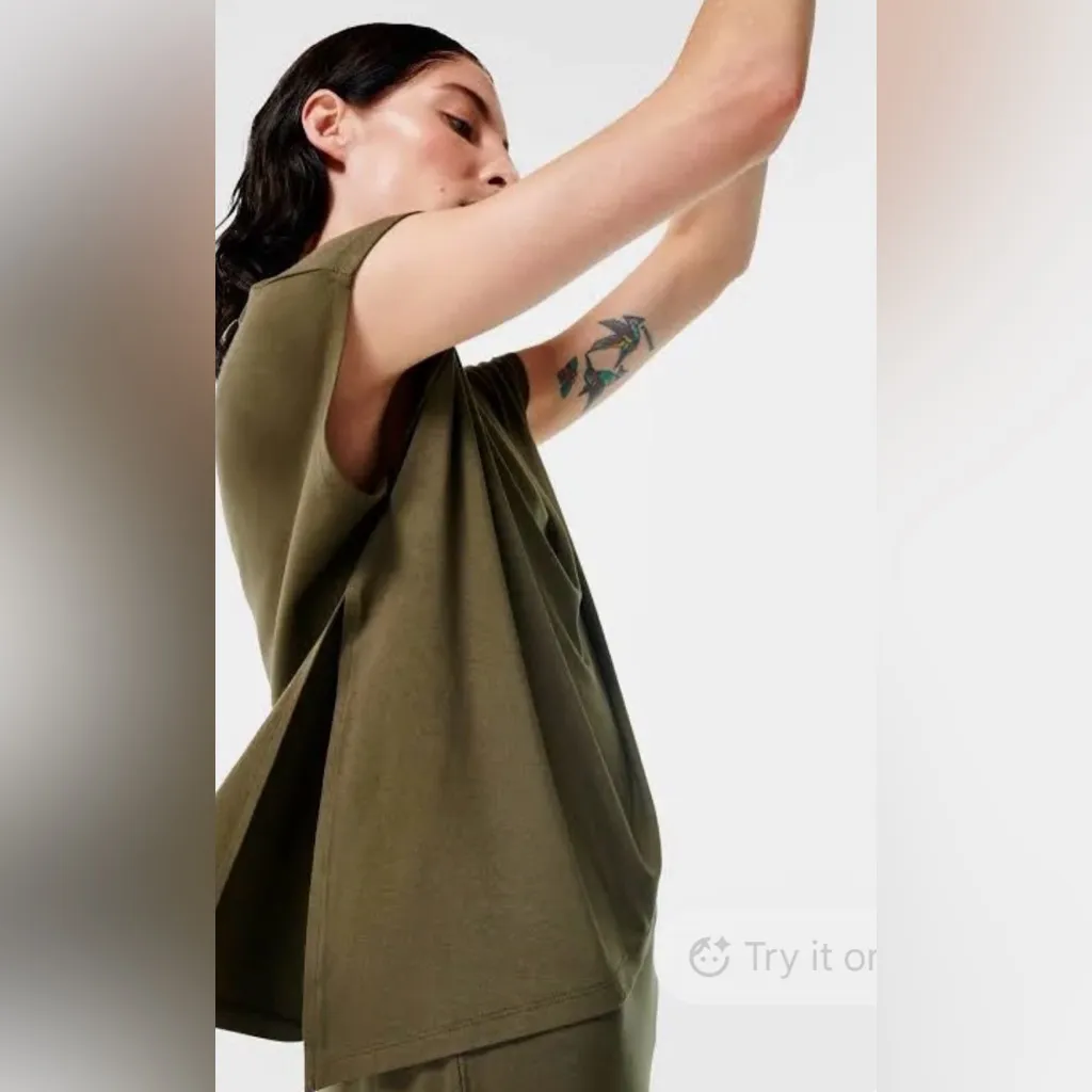 Sweaty Betty Olive Green Dress - Image 5