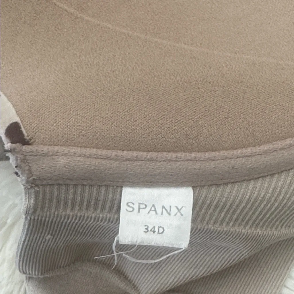 SPANX BRA-LELUJAH FRONT-CLOSE full coverage T-SHIRT BRA Naked Animal print 34 D - Image 7