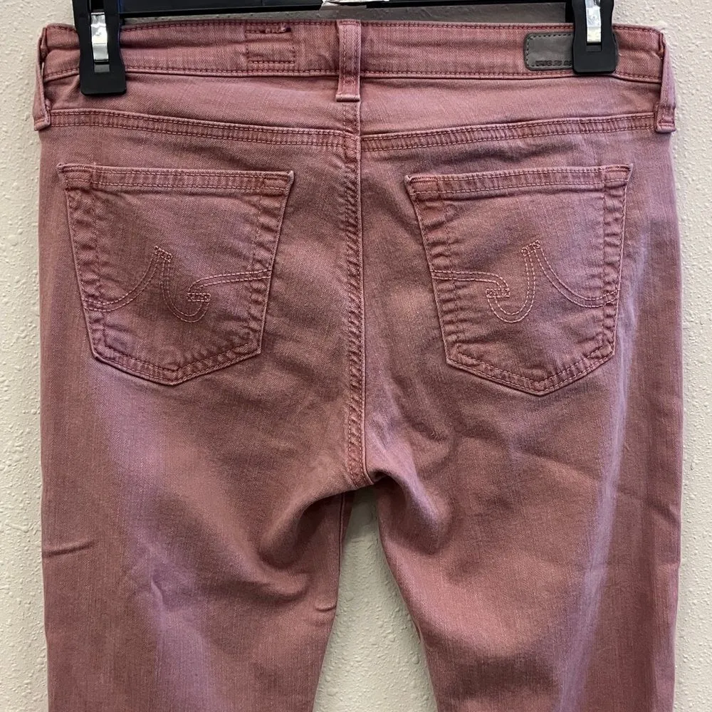 ❌Adriano Goldschmied Women's mauve “The Stevie Ankle Slim Straight”Jeans size 28 - Image 6