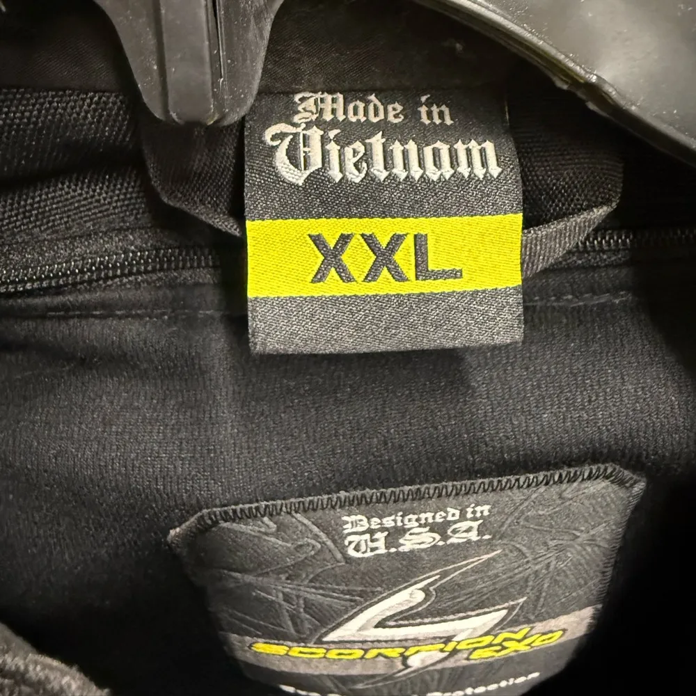 Scorpion Exo Skeletal Safety Moto Biker Jacket With Zip Out Kwikwick Liner Black Size 2X - Image 5