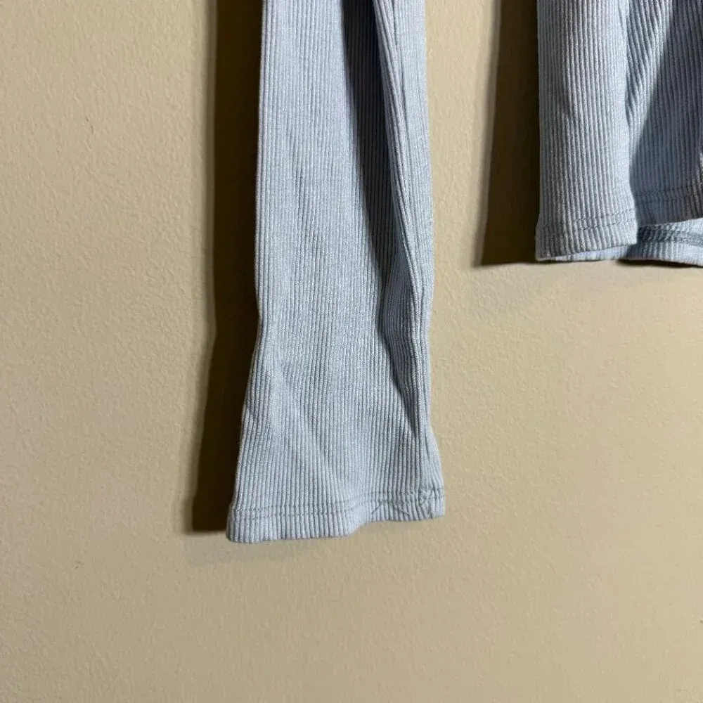 NWOT By Together Every Layer Top Ribbed Mock Neck Women's Medium Light Blue - Image 7