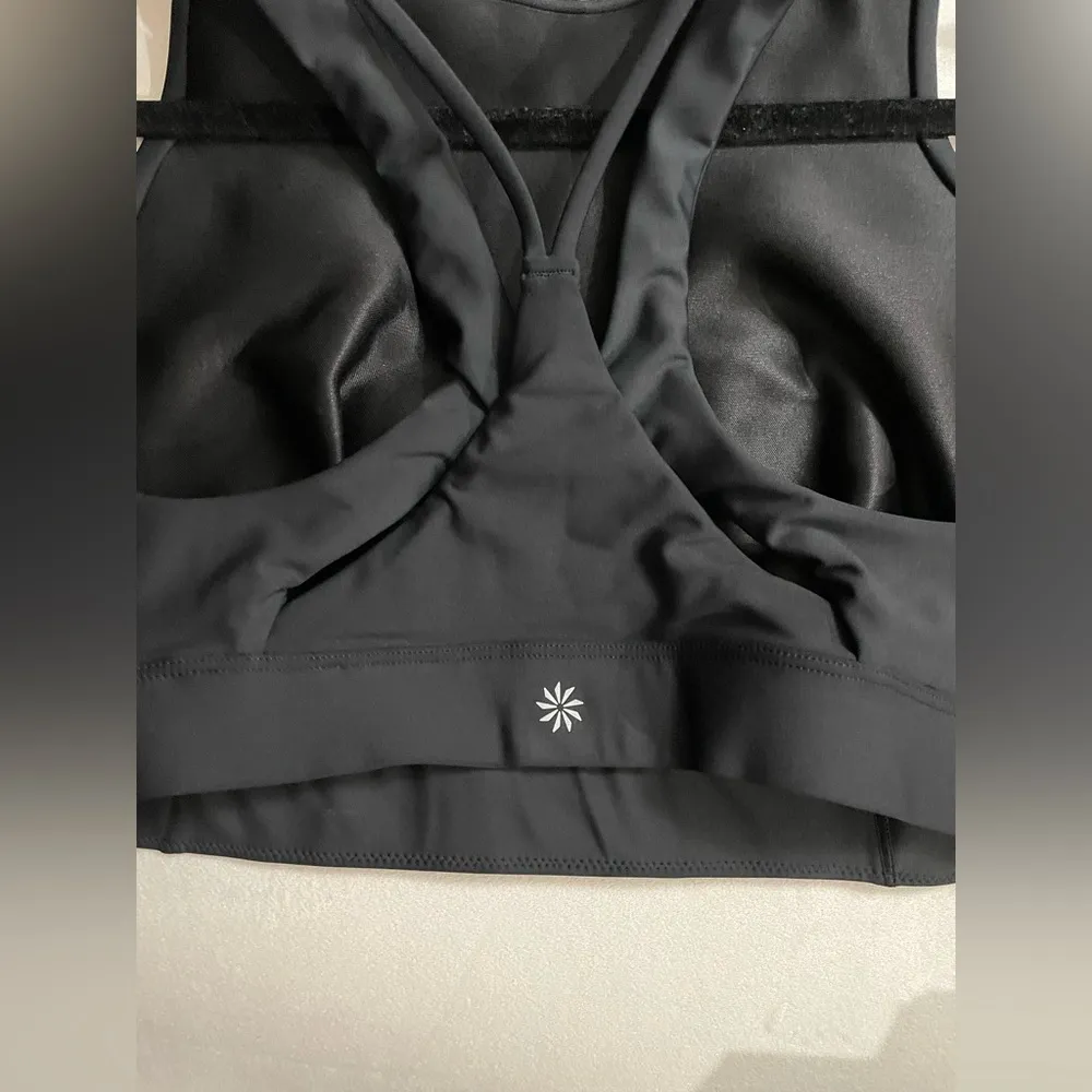 NWT Athleta Flex Space Sports Bra in Black Size L D-DD - Image 7