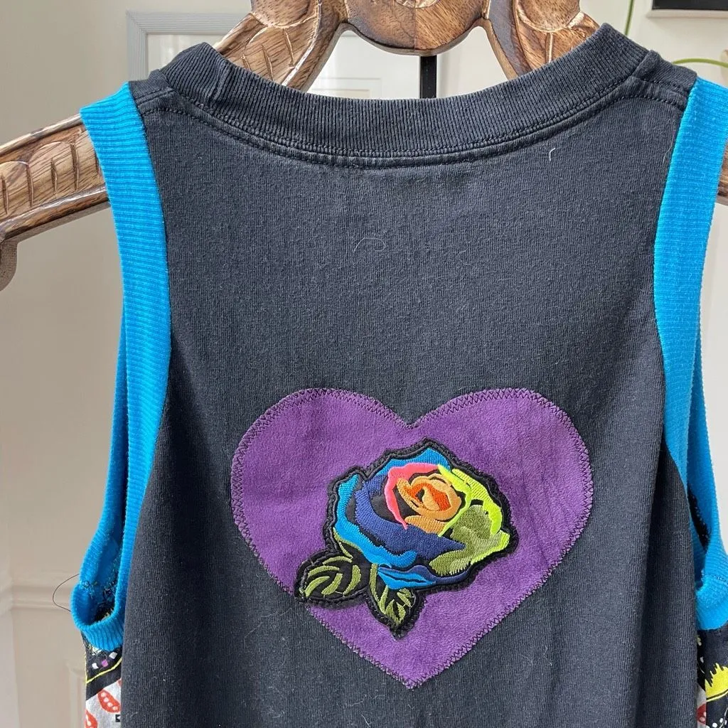 Bob Marley Swing Tank Mini Dress Tunic S Black - Image 7