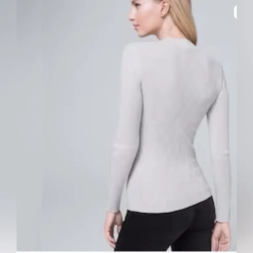 White House Black Market Metallic sweater - Image 3