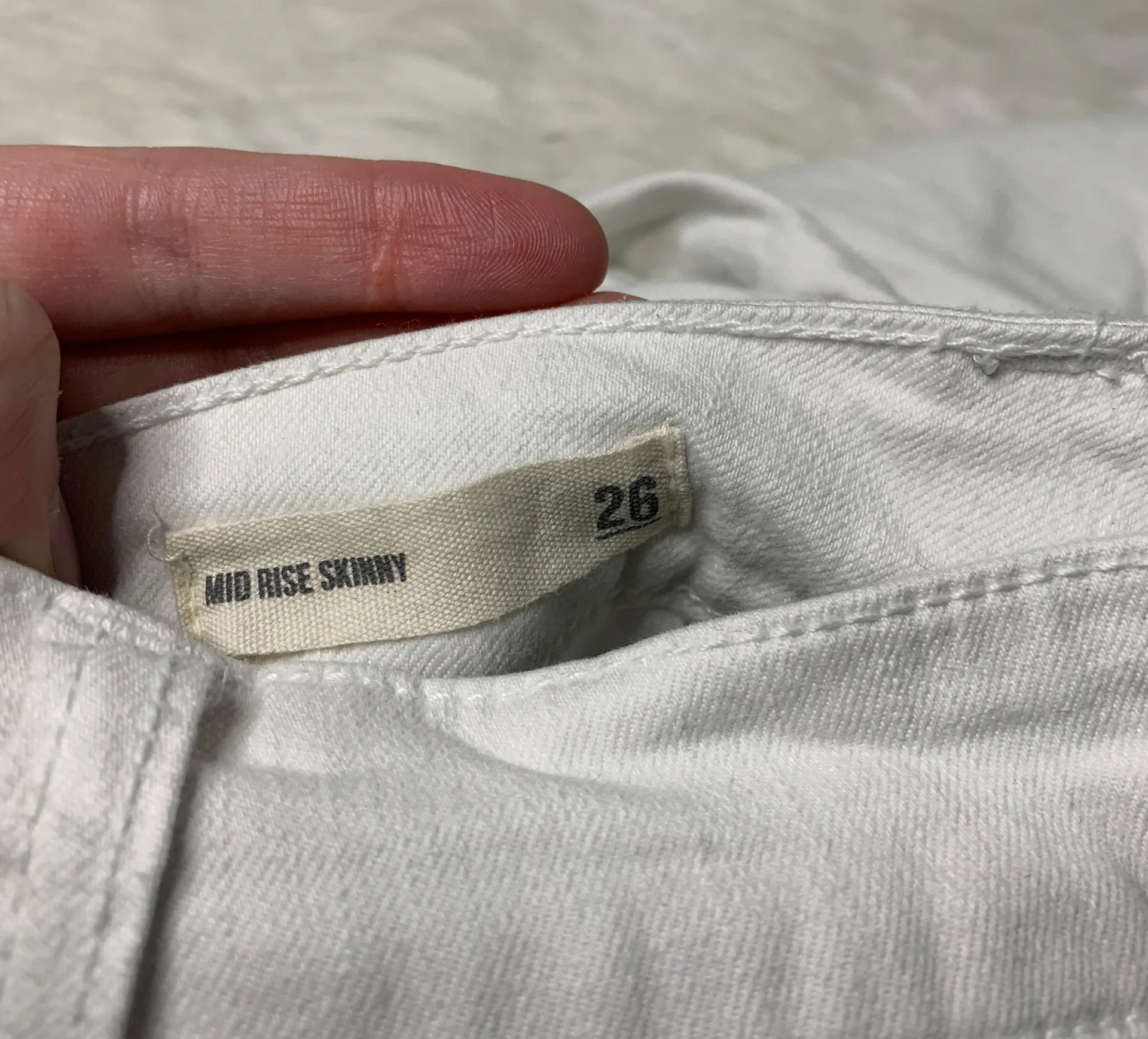 Francescas White Distressed Skinny Jeans - Image 7