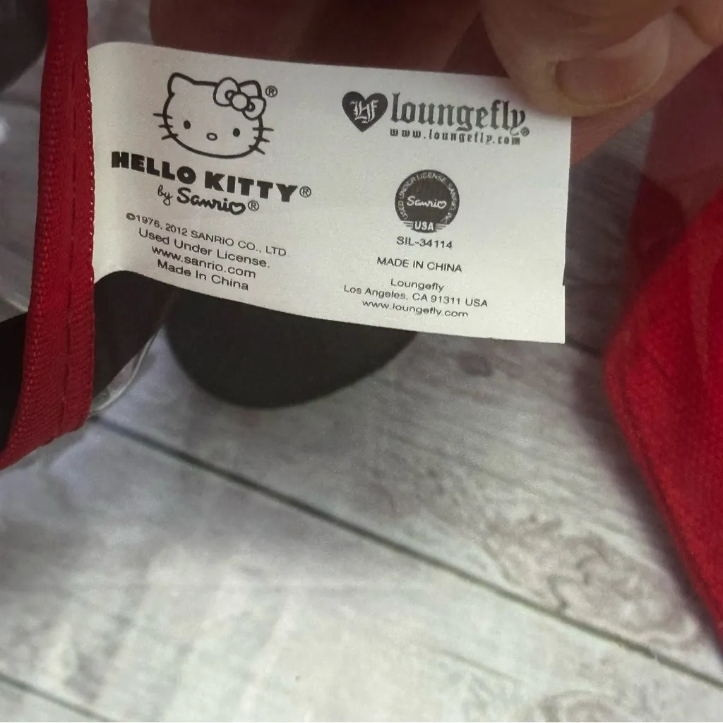 Hello Kitty Loungefly Transparent Red Tote Bag - Image 4