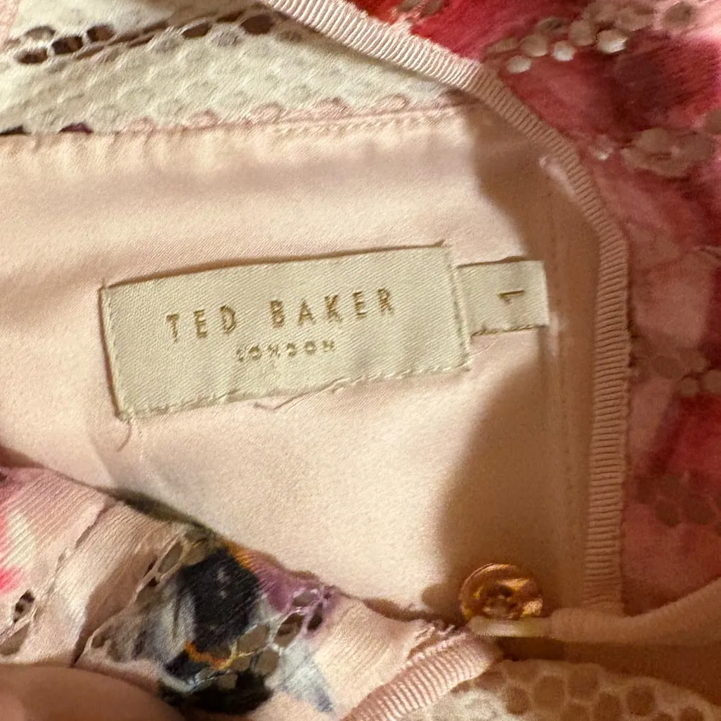 Ted Baker London Camaro Citrus Bloom Mesh Dress in Pink - Image 4