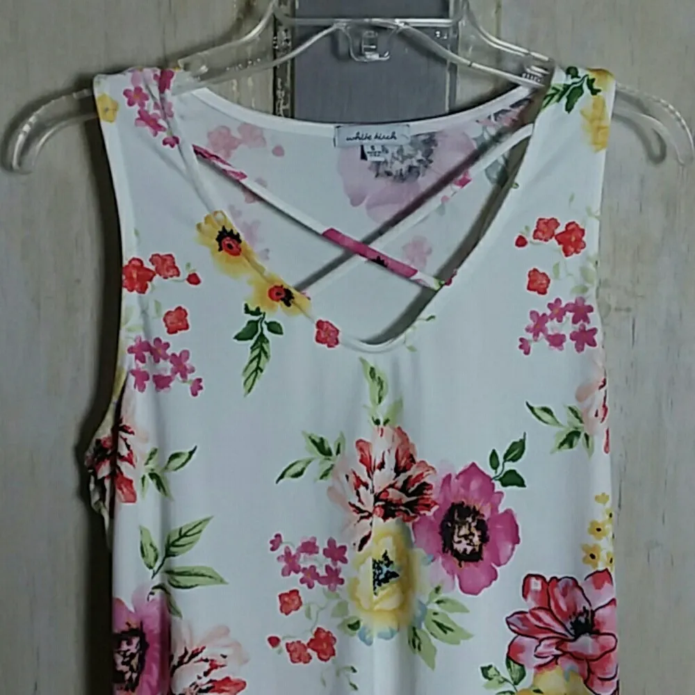 White birch high low tank top - Image 2