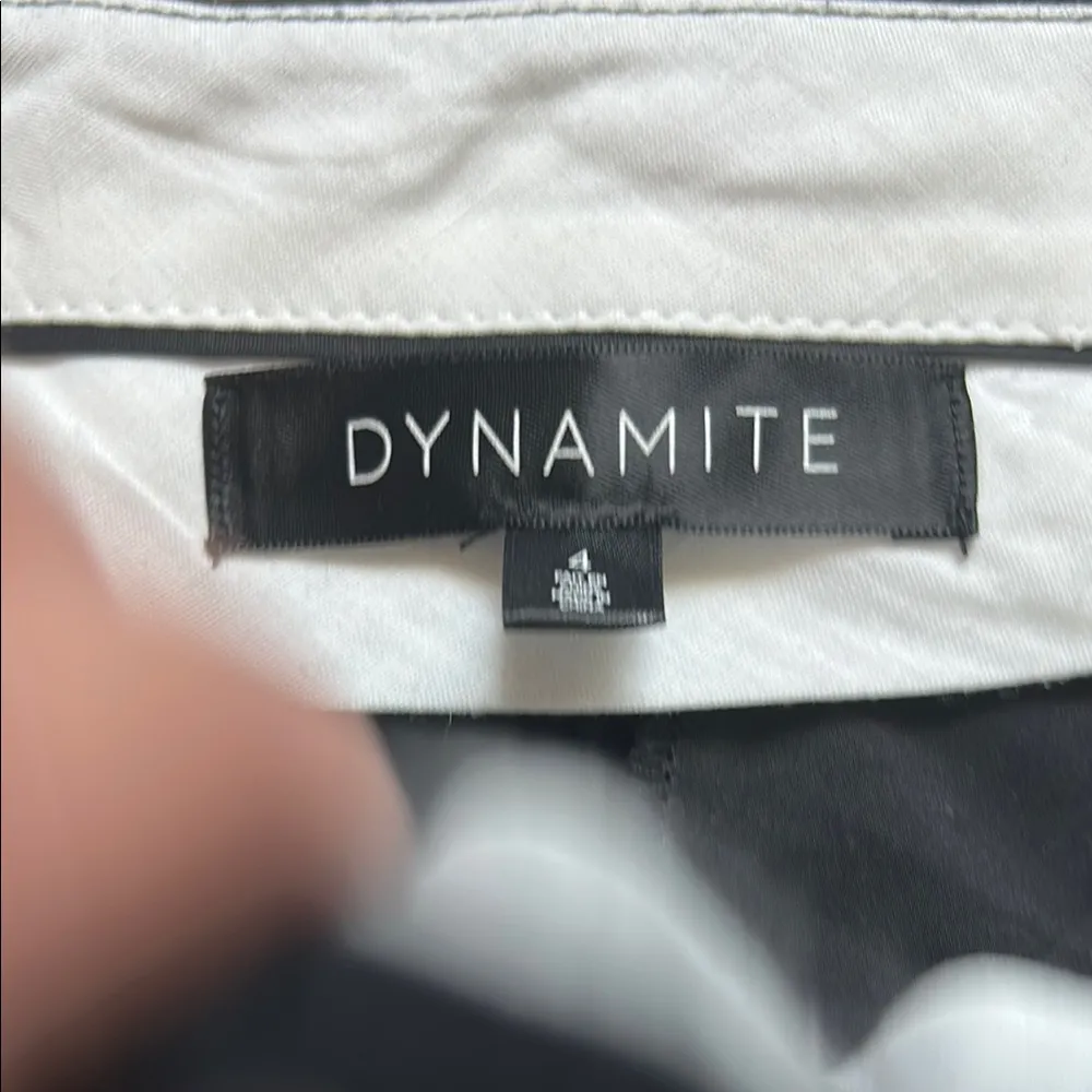 Dynamite Black Dress Jumpsuit with Wide-Leg Design - Image 3